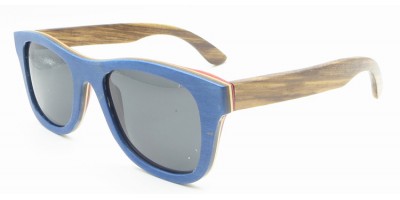 Ready Made Multi Color Skateboard Maple Wood Sunglasses Polarized UV400