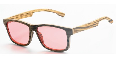 Thin Layers Zebra Wood Prescription Optical Eyeglasses / Sunglasses IBW-GS014D
