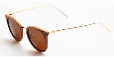 2019 Design Zebra Wooden Metal Sunglasses Polarized IBW-GS002F