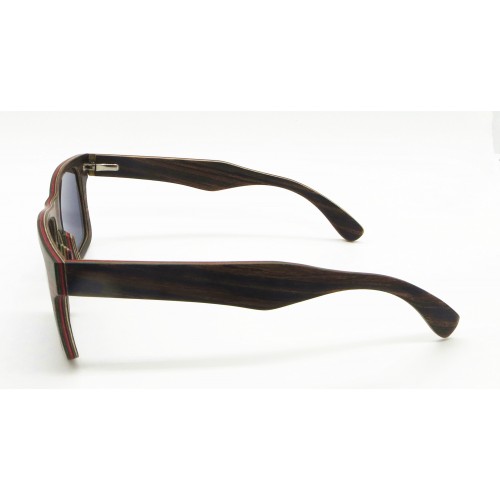 Ready Made Layers Ebony Wood Polarized Sunglasses IBW-XB-018A