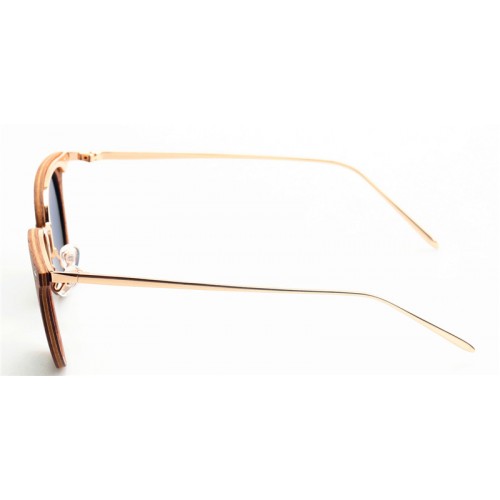 2019 Design Nature Pear Wood Metal Legs Sunglasses IBW-GS002B