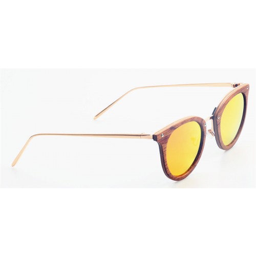 2019 Design Nature Pear Wood Metal Legs Sunglasses IBW-GS002B