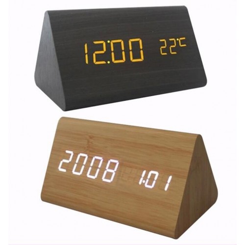 Eco-friendly Bamboo Wooden Made Quitely Fashin Clock IBW-BT007